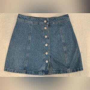 Madewell Blue Denim Skirt size 4